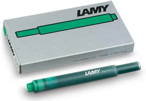 Vista 2 de Lamy Cartuchos de tinta para pluma estilográfica T10, 5 unidades, color verde