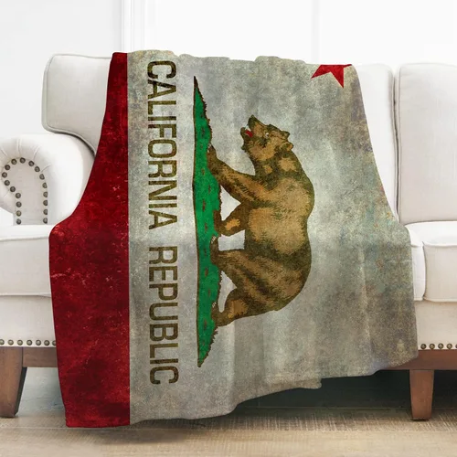 Vista 13 de Levens Manta de franela con silueta de soldado de la bandera estadounidense Grunge de 50 x 60 pulgadas, ultra suave, ligera, acogedora manta