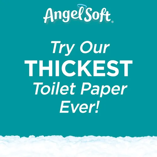 Vista 2 de Angel Soft, Papel higiénico, 12 megarrollos, 12 rollos