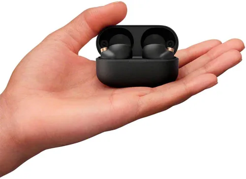 Vista 6 de Sony WF-1000XM4 - Audífonos inalámbricos con cancelación de ruido, con Alexa integrado, color negro