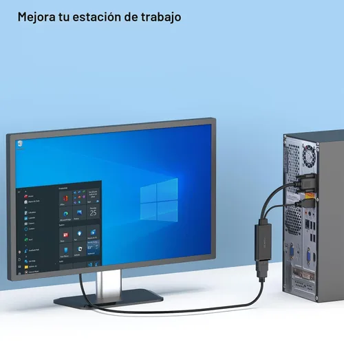 Vista 7 de BENFEI Adaptador VGA a HDMI, convertidor 1080P con audio de computadora/fuente VGA portátil a HDMI TV/monitor