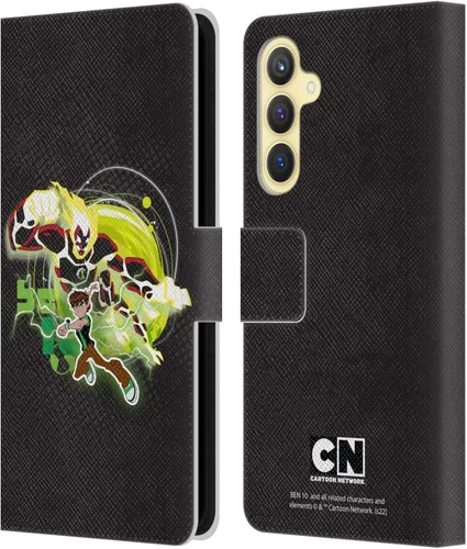 Vista 8 de Head Case Designs Officially Licensed Ben 10: Omniverse Character Art Graphics Leather Wallet Case Compatible with Samsung Galaxy S23 FE 5G