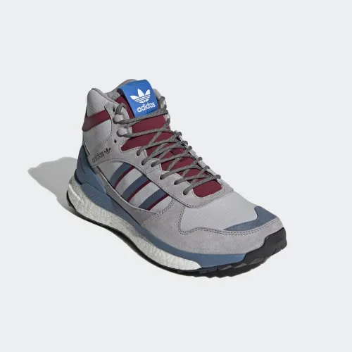 Vista 6 de adidas Originals Zapatos deportivos Marathon x Human Made Hi Top para hombre, Ónix transparenteSt Stonewash AzulBorgoña colegial