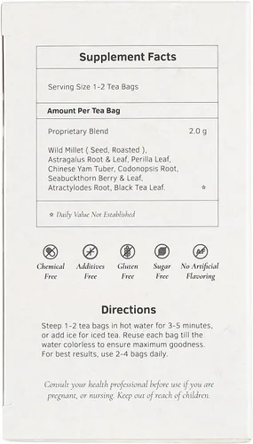 Vista 3 de Health King GastroEase - Té de hierbas, bolsitas de té, caja de 20