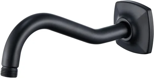 Vista 10 de SWHYGER - Extensión de brazo de ducha en ángulo de 8 pulgadas con brida, repuesto de brazo de regadera curvado de acero inoxidable SWHYGER dorado