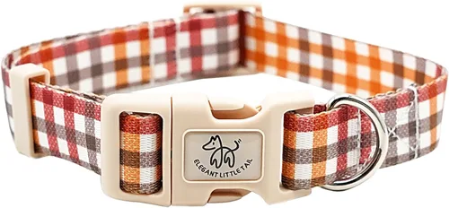Vista 10 de Elegant little tail Collar para perro, collar de Navidad ajustable para perros pequeños, medianos y grandes, collares suaves para cachorros