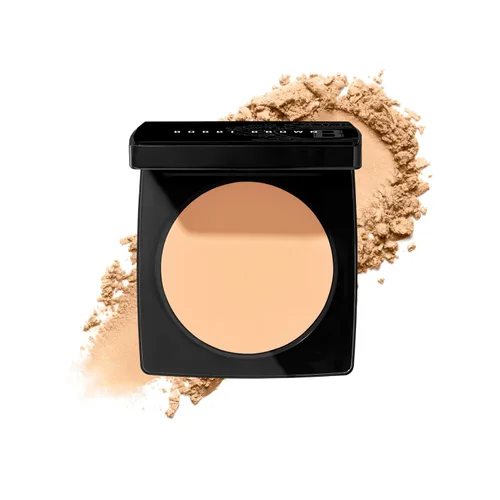 Vista 14 de Bobbi Brown Polvo prensado Sheer Finish Polvo fijador matificante absorbente de aceite para control de brillo durante todo el día Incluye soplo