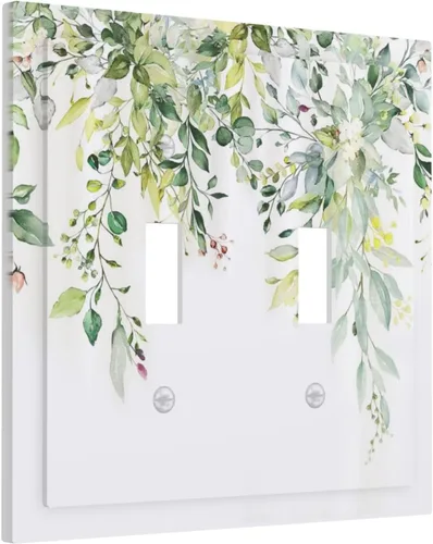 Vista 142 de Cubiertas de Placas de Pared Dúplex Individual con Sol Minimalista Moderno de Palabras Inspiradoras Abstractas Boho, Cubierta de Interruptor de Luz