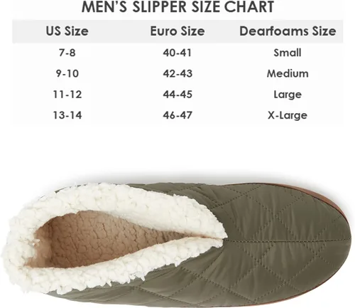 Vista 6 de Dearfoams Pantuflas de nailon originales para hombre