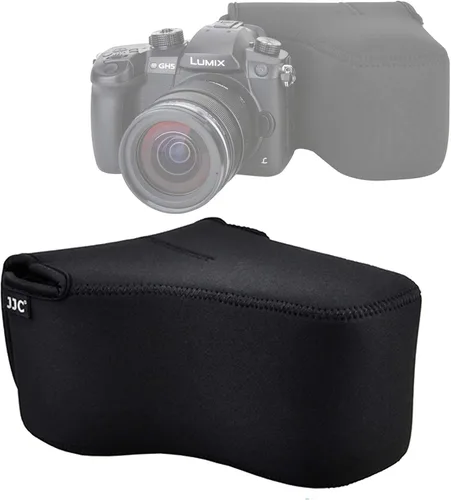 Vista 12 de JJC Funda de neopreno ultra ligera en negro para cámara, compatible con X-E4 X-T30 II X-T30 X-T20 X-T10 + lentes prime cortas, 18mm F1.4/ 27mm F2.8
