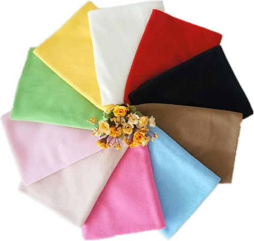 Vista 3 de RayLineDo® 10PCS 19.7 * 19.7 in Color sólido tejido polar tejido polar tela anti píldora tela patchwork poliéster felpa paño de lana para bricolaje