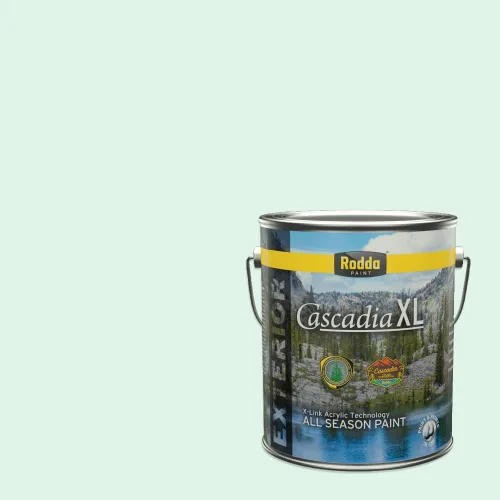 Vista 93 de Rodda Paint CASCADIA XL - Pintura e imprimación satinada para exteriores en uno, cuarto de galón, azul Madonna