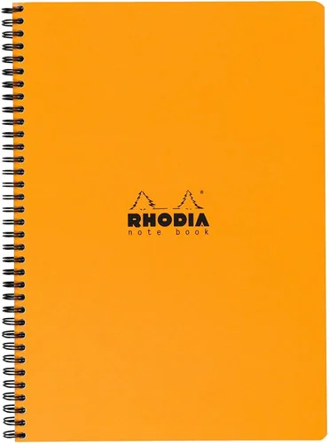 Vista 6 de Rhodia 193039C - Cuaderno de anillas (encuadernación completa) Negro - A4+ - Cuadrícula de puntos - 160 páginas extraíbles - Papel Clairefontaine