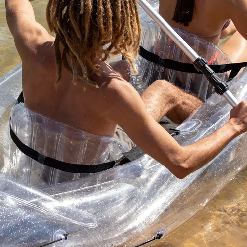 Vista 16 de Kayak Hinchable Transparente con Accesorios Paros InnovaGoods 312 cm 2 plazas