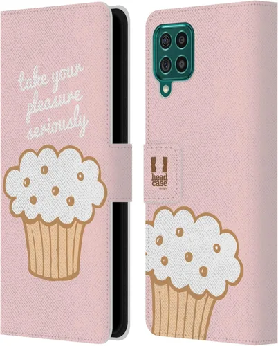 Vista 322 de Head Case Designs Assortment Cupcakes Happiness Leather Wallet Case Compatible with Samsung Galaxy A07 4G Surtido