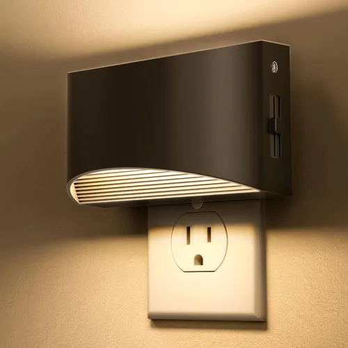 Vista 13 de L LOHAS LED - Luz nocturna LED, luces nocturnas regulables enchufables en la pared, paquete de 2, luz nocturna de 3CCT para niños, giratoria 180°
