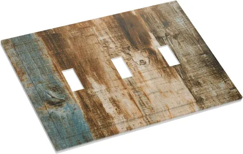 Vista 700 de Placa de Interruptor de Luz Azul de 1 Gang, Placa de Pared Decorativa de Palanca Individual, Cubierta de Placa de Pared de Palanca, Placa Frontal