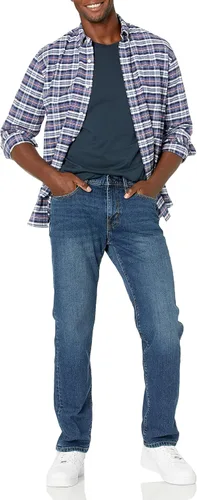 Vista 5 de Tienda Essentials Jeans elásticos de corte recto para hombre