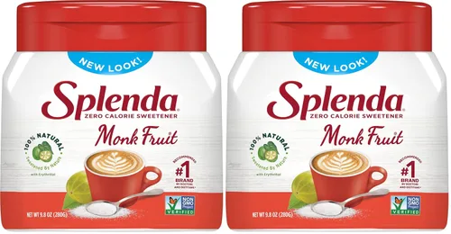 Vista 10 de SPLENDA Frasco edulcorante granulado a base de plantas sin calorías Monk Fruit, 9.8 onzas