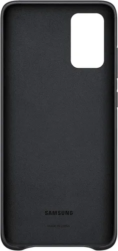 Vista 3 de Samsung Funda para Galaxy S20+ Plus, cubierta trasera de cuero, color negro (versión de EE. UU. con garantía) (EF-VG985LBEGUS)