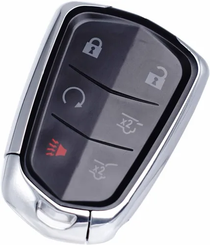 Vista 7 de Llavero de repuesto compatible con Cadillac Escalade 2015-2020 Escalade ESV 2015-2020 de proximidad inteligente sin llave, control remoto, arranque