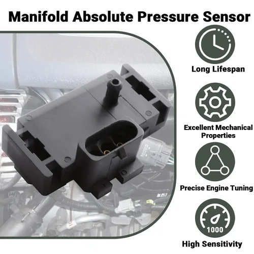 Vista 5 de MITZONE Sensor MAP de presión de aire absoluta del colector compatible con Chevy Cavalier Impala Impala Malibu Tahoe Buick Century GMC Yukon Sonoma
