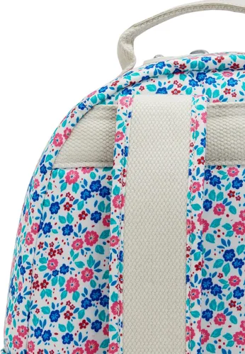 Vista 7 de Kipling Mochila para tableta pequeña Seoul para mujer, duradera, correas acolchadas para el hombro con funda para tableta, bolsa