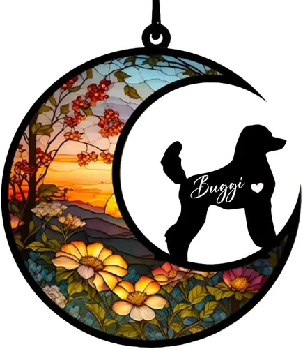 Vista 47 de Atrapasoles conmemorativos personalizados para perros Akita, nombre de perro personalizado, adorno de pérdida de perro, regalo para amantes