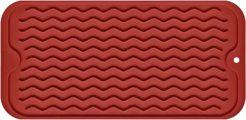 Vista 30 de Tapete de silicona para secado de platos para múltiples usos, fácil de limpiar, ecológico, tapete escurridor de platos resistente al calor