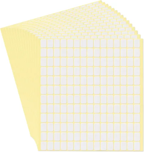 Vista 36 de dealzEpic - Etiquetas adhesivas de papel en blanco writable - 13x38mm