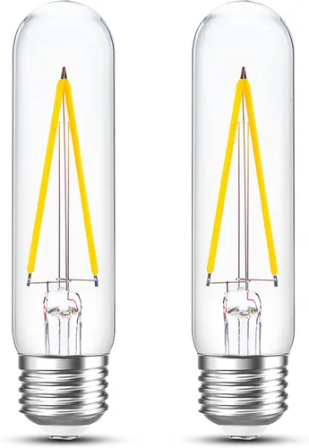 Vista 12 de Bombilla LED regulable E26 T30 T10 bombilla de tubo largo de 4W (equivalente a 40W), bombillas tubulares tipo T para vitrina, piano, candelabro