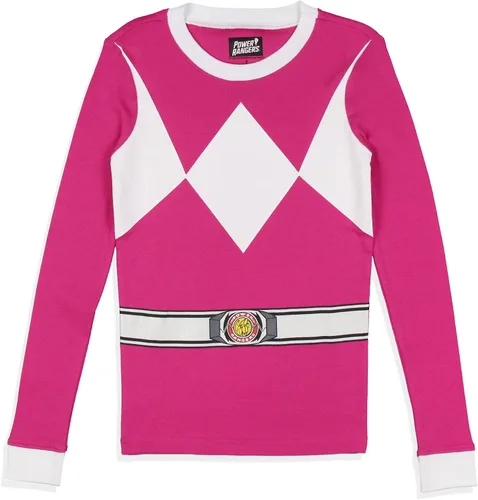 Vista 3 de INTIMO Power Rangers - Conjunto de pijama para niño, diseño clásico de Red Ranger