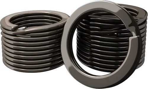 Vista 6 de Llaveros pequeños de 0.8 pulgadas (0.787 in) – Llavero resistente a granel para manualidades – Llavero dividido collar para mascotas, llaves