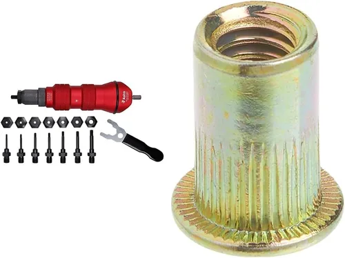 Vista 8 de Kit de adaptador de tuerca de remache para taladro ADN14 de Astro Pneumatic Tool y kit de adaptador de tuerca de remache ADN38 XL - Capacidad de 3/8