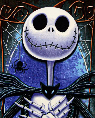 Vista 2 de Northwest Nightmare Before Christmas Manta Micro Raschel, 46 x 60 pulgadas, Crypt Keeper