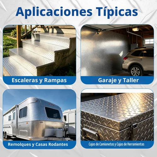 Vista 6 de Hoja de aluminio de placa de diamante - 3003-H22, 0.045 pulgadas de grosor