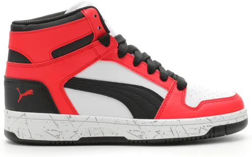 Vista 2 de PUMA Tenis unisex de piel sintética con velcro para niños