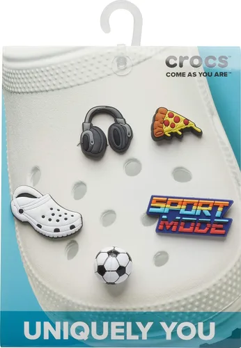 Vista 2 de Crocs Jibbitz - Paquete de 5 dijes deportivos para zapatos Jibbitz para Crocs