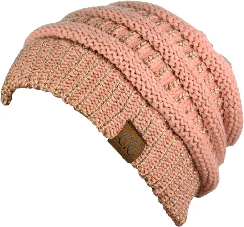 Vista 647 de C.C Trendy Warm Chunky Soft Stretch Cable Knit Beanie