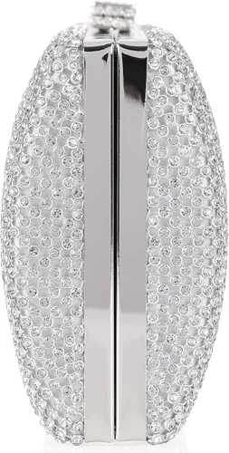 Vista 5 de Venoline Bolsos de noche de cristal para mujer con diamantes de imitación para mujer