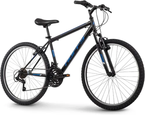 Vista 16 de Huffy Bicicleta de montaña Stone para hombres y mujeres, 20"/24"/26", 6 velocidades (20") o 21 velocidades, suspensión delantera o doble (varía)