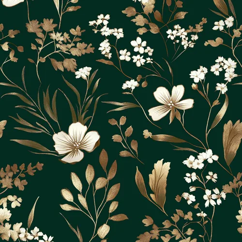 Vista 21 de Papel pintado floral dorado negro para pelar y pegar, papel pintado de hojas boho, papel de contacto botánico para gabinetes, vinilo autoadhesivo
