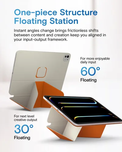 Vista 4 de MOFT Soporte dinámico para tablet compatible con iPad mini A17 Pro 2024 y iPad mini 6th A15 2021, funda magnética delgada para tablet con más de 20