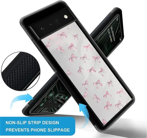 Vista 30 de Compatible con Google Pixel 4A 5G Mobile Case Creative Acrylic Panel trasero Silicona Protección Grip especialmente diseñado para Google Pixel 4A 5G