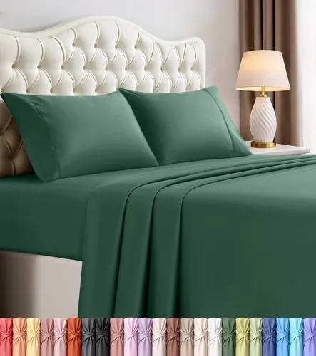 Vista 59 de Utopia Bedding - Juego de sábanas de microfibra cepillada, resistente al encogimiento y a la decoloración, de fácil cuidado, 3 piezas, tamaño Beige