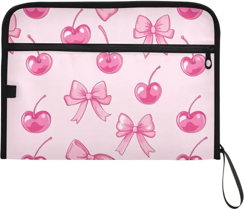Vista 31 de Gredecor 13 Pockets File Folder Organizer A4/Letter Water Resistant Document Bag with Zipper Filing Folder Expanding File Pouch Storage for School
