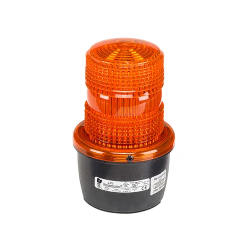Vista 19 de Federal Signal LP3E-120C Streamline - Luz estroboscópica de bajo perfil, 120 VAC, base atornillada Edison A-19, transparente