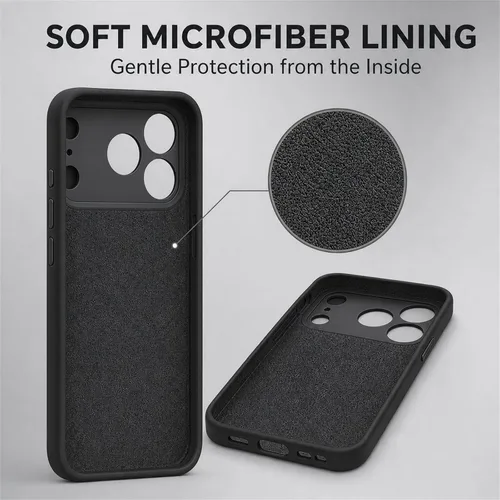 Vista 4 de Funda de silicona con soporte para iPhone 17 Pro [compatible con MagSafe] [Protección completa de la cámara] (6.3 pulgadas 2025), fundas de teléfono