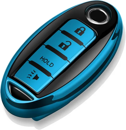 Vista 9 de Tukellen Compatible con Nissan - Funda para llavero de TPU suave para Infiniti X-Trail Rogue Altima Quest Pathfinder Sentra Patrol CIMA Fuga Armada