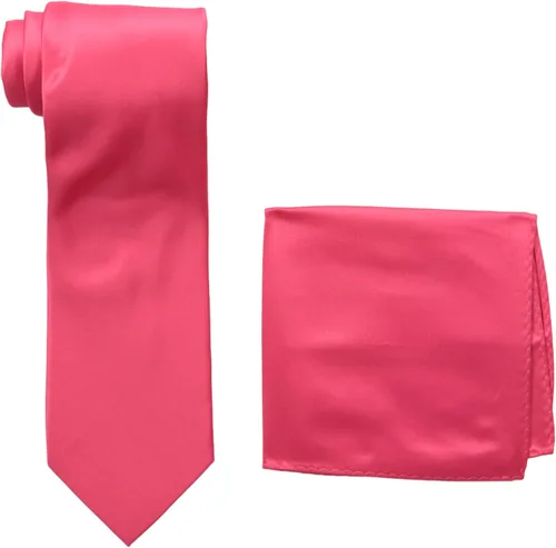 Vista 4 de Stacy Adams Conjunto de corbata sólida de satén para hombre